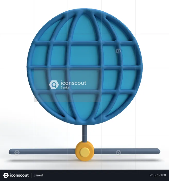 Internet  3D Icon