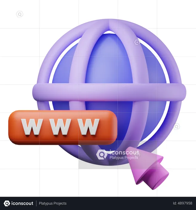 Internet  3D Icon