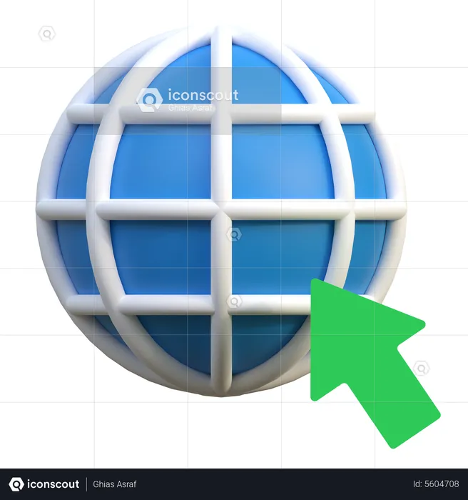 Internet  3D Icon