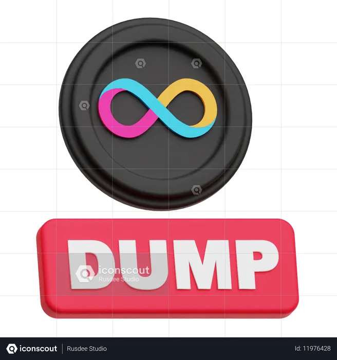 Internet Computer Dump  3D Icon