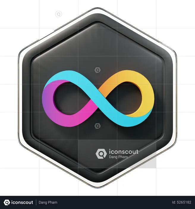 Internet Computer (ICP) Badge  3D Icon