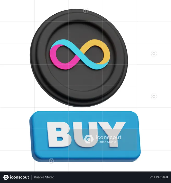 Internet Computer kaufen  3D Icon