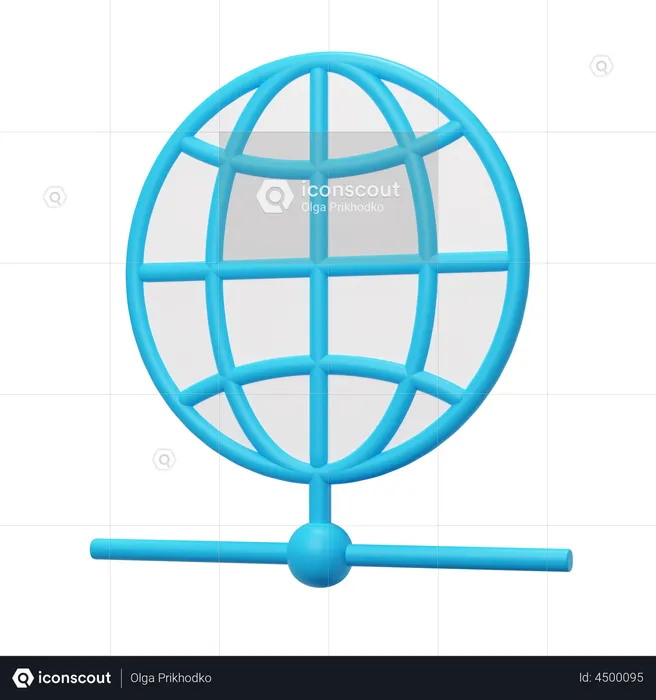 Internet Connection  3D Illustration