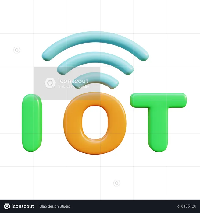 Internet Of Thing  3D Icon