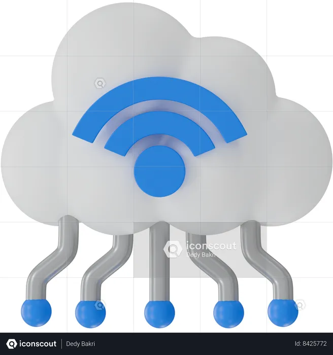 Internet of Things (IOT)  3D Icon
