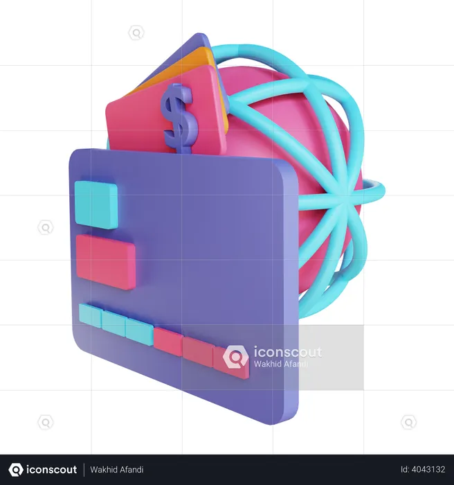 Internet Payment  3D Illustration