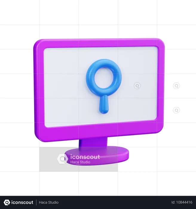 Internet research  3D Icon