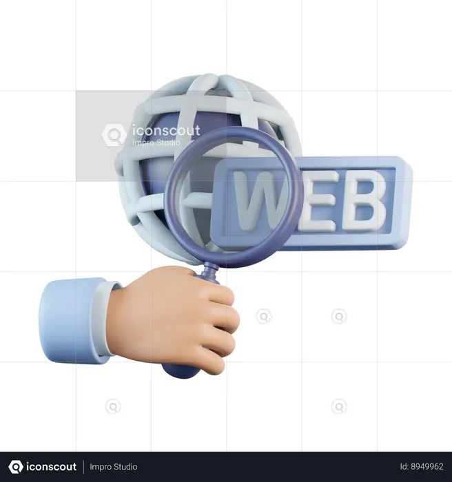 Internet Seacrh  3D Icon