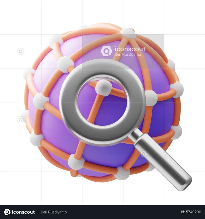 Internet Search  3D Icon