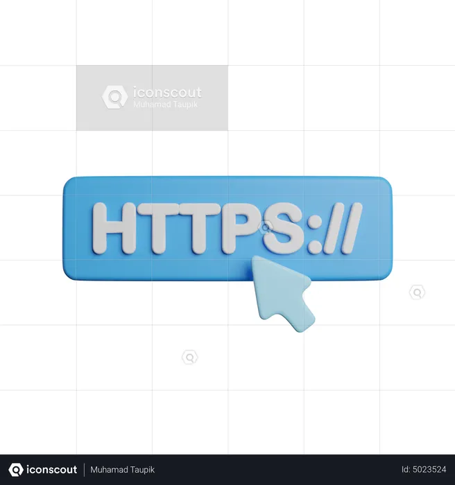 Internet Web  3D Icon
