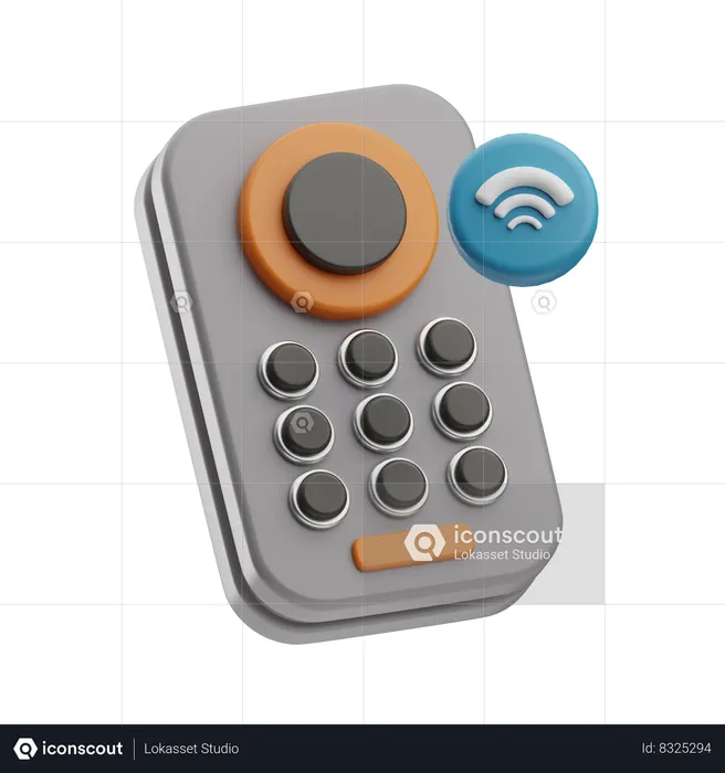 Interphone intelligent  3D Icon