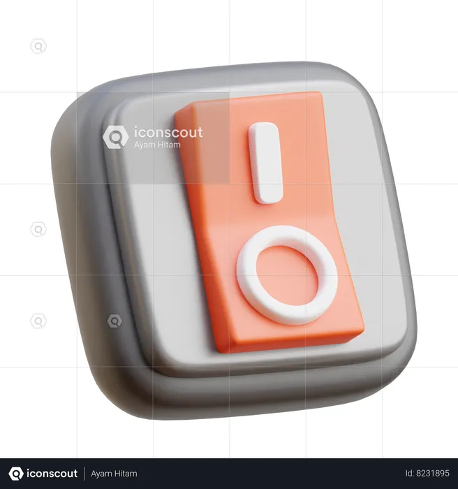 Interruptor eléctrico  3D Icon