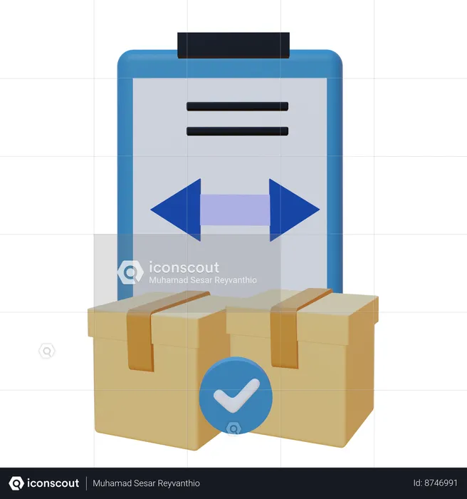 Inventory Inspection  3D Icon