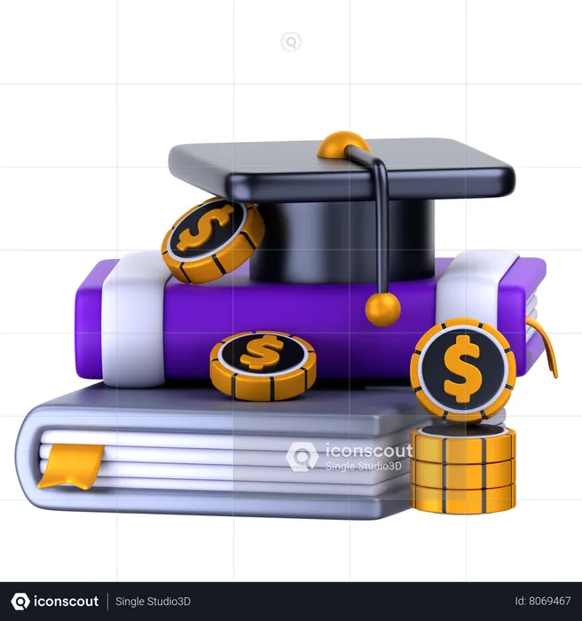 Invertir para la educación  3D Icon