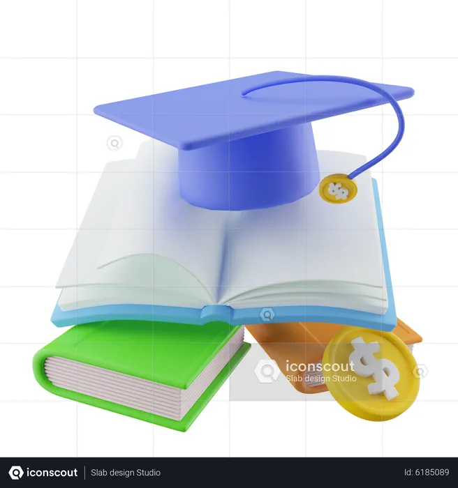 Invest Education  3D Icon
