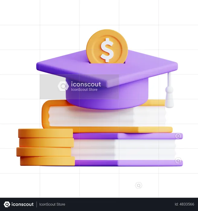 Invest For Education  3D Icon