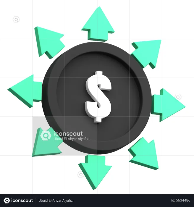 Invest Sharing  3D Icon