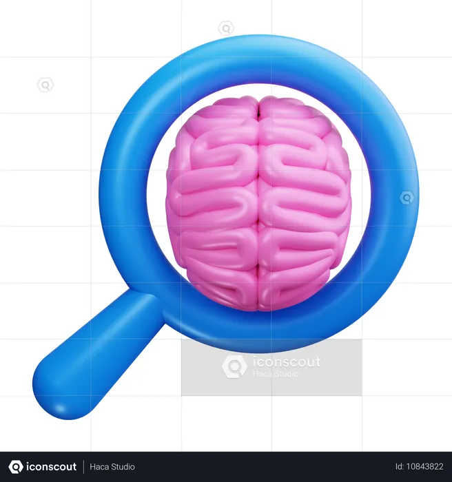 Investigación de IA  3D Icon