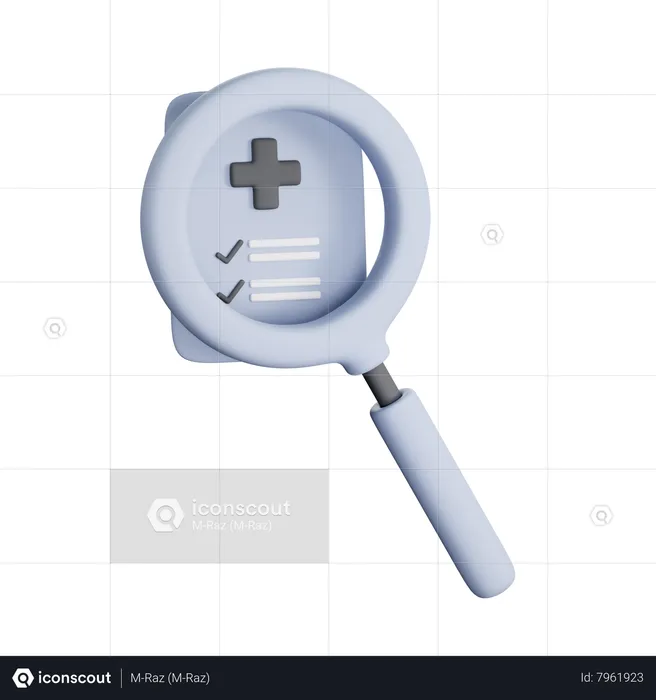 Investigación médica  3D Icon