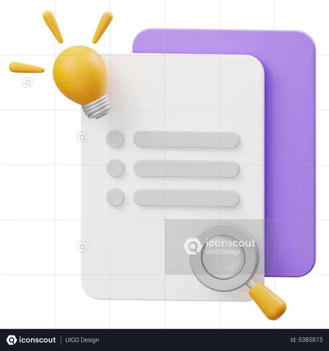 Investigación y desarrollo  3D Icon