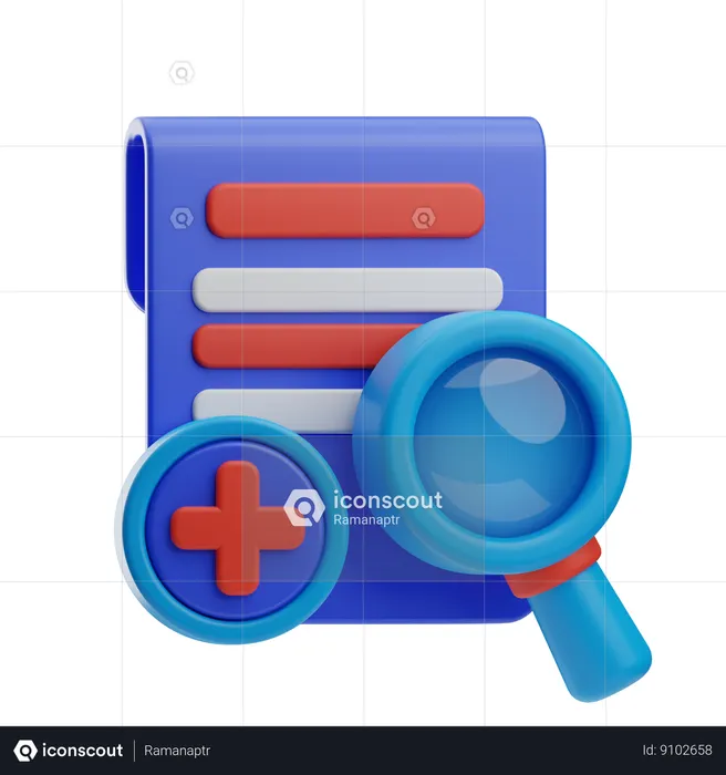 Investigation  3D Icon
