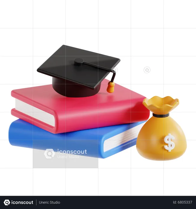 Investir na educação  3D Icon