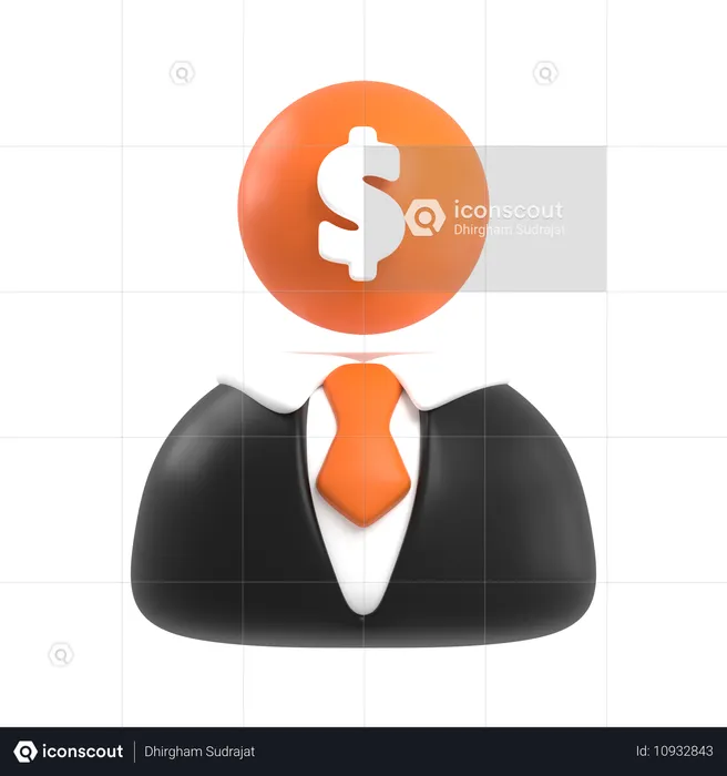 Investisseur  3D Icon