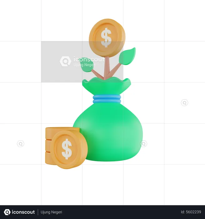 Investition  3D Icon