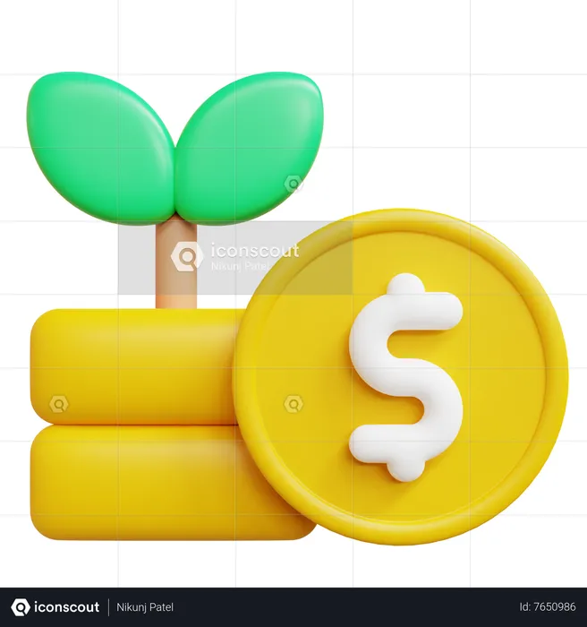 Investition  3D Icon