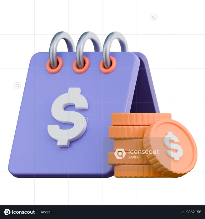 Investitionsplan  3D Icon