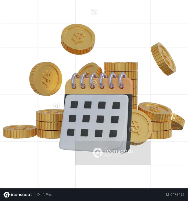 Investitionsplan  3D Icon