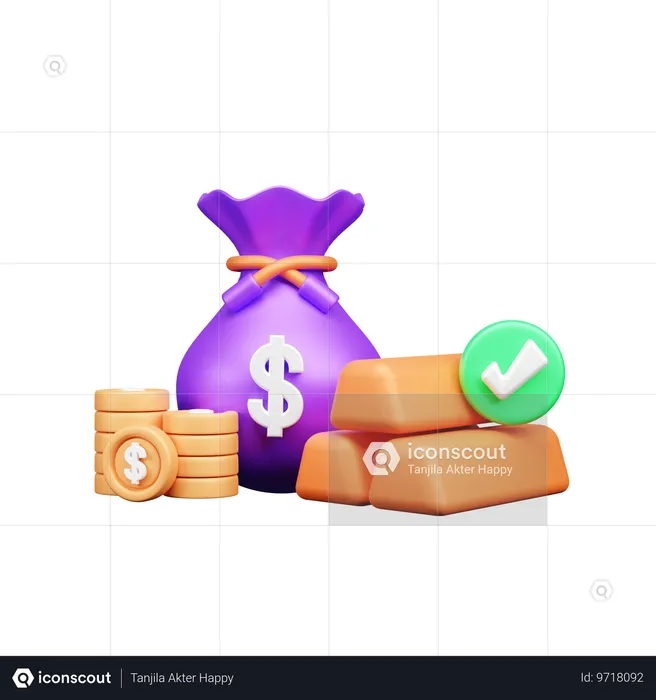 Investment  3D Icon