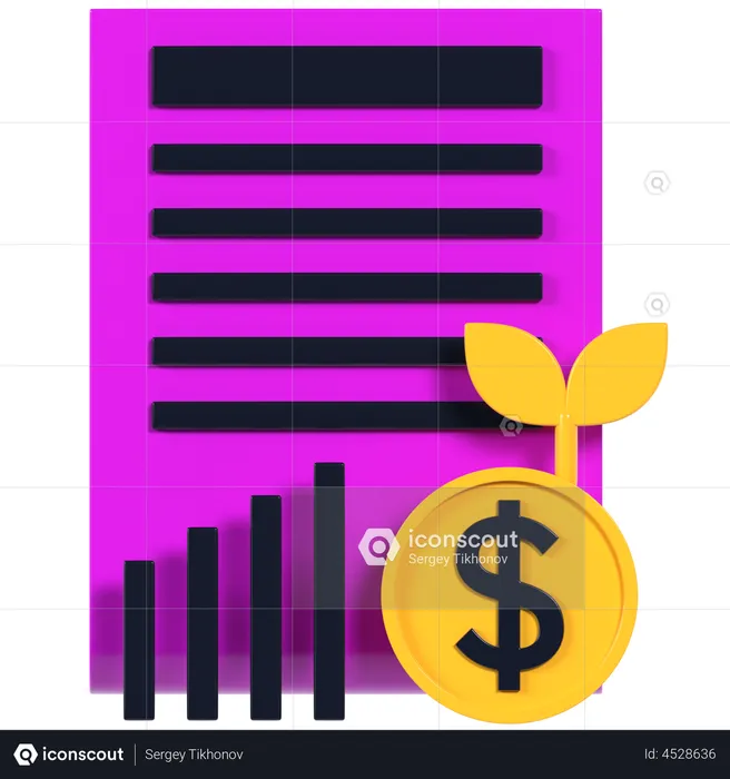 Investment Agreement  3D Illustration