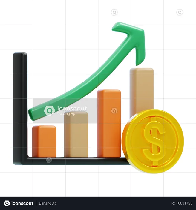 INVESTMENT CHART  3D Icon