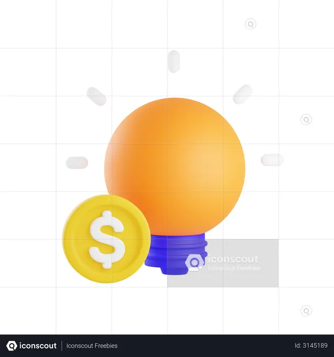 Investment idea  3D Illustration