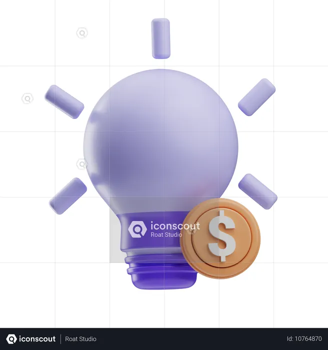 Investment idea  3D Icon