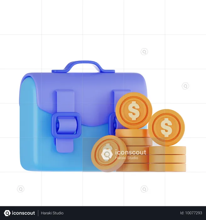 Investment Portfolio  3D Icon
