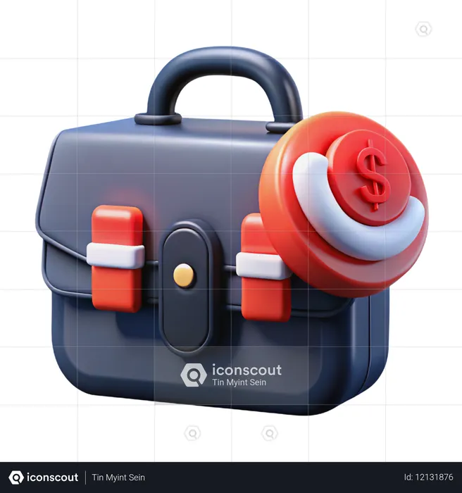 Investment Portfolio  3D Icon