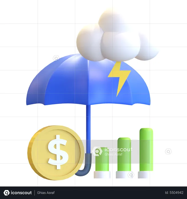 Investment Protection  3D Icon