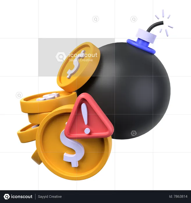 Investment Risk 3D Icon - Free Download Business 3D Icons | IconScout