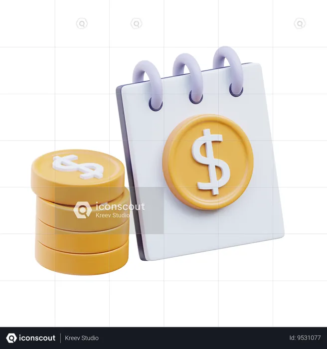 Investment Schedule  3D Icon