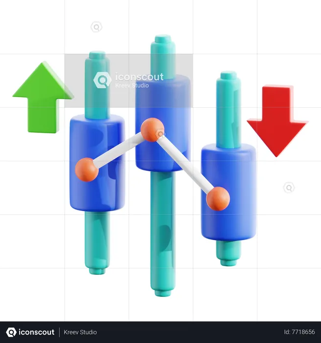 Investment Stock Market  3D Icon