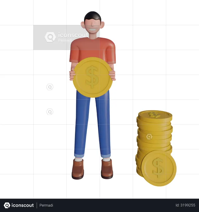 Investor  3D Illustration
