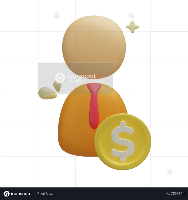 Investor  3D Icon