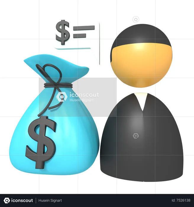 Investor Emoji 3D Icon