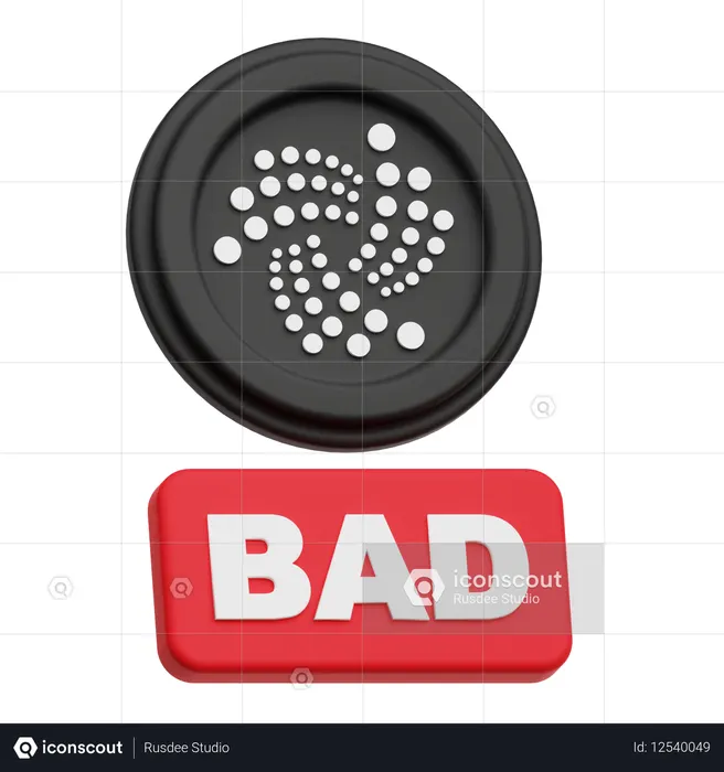 Un ápice malo  3D Icon