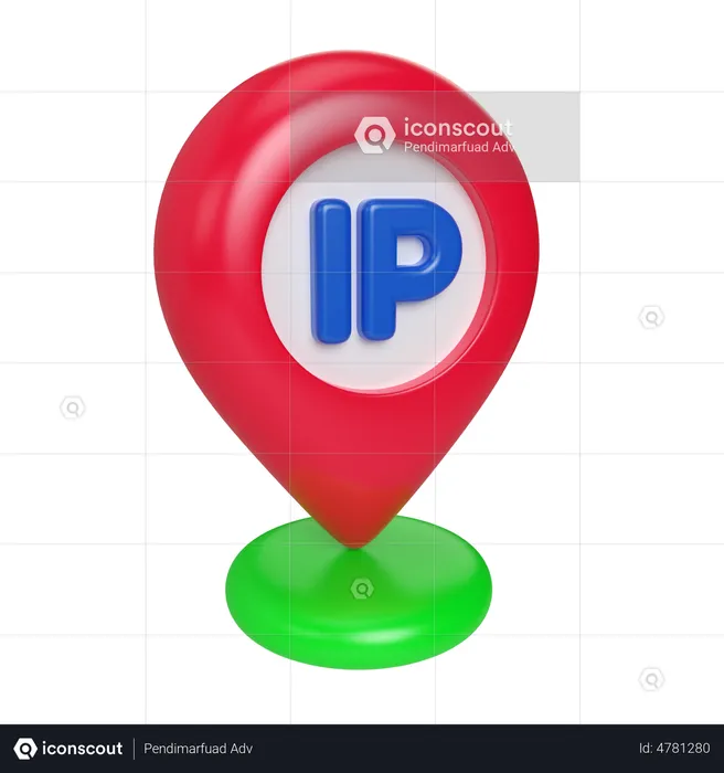 Ip Address  3D Illustration