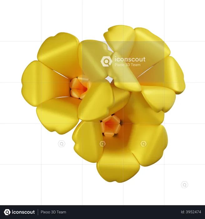 Ipe Flower  3D Illustration