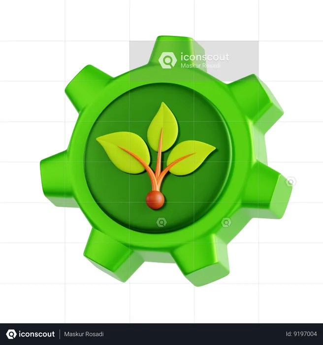 Ir verde  3D Icon