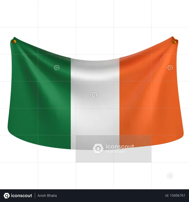 アイルランド Flag 3D Icon